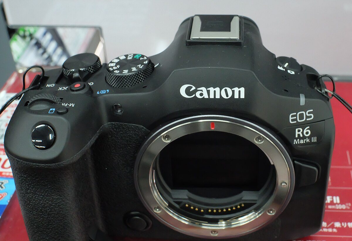 R6-series archive product imagery used to keep the article visually tied to Canon's current full-frame hybrid body family.